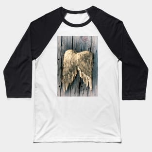 Golden Angel Wings Baseball T-Shirt